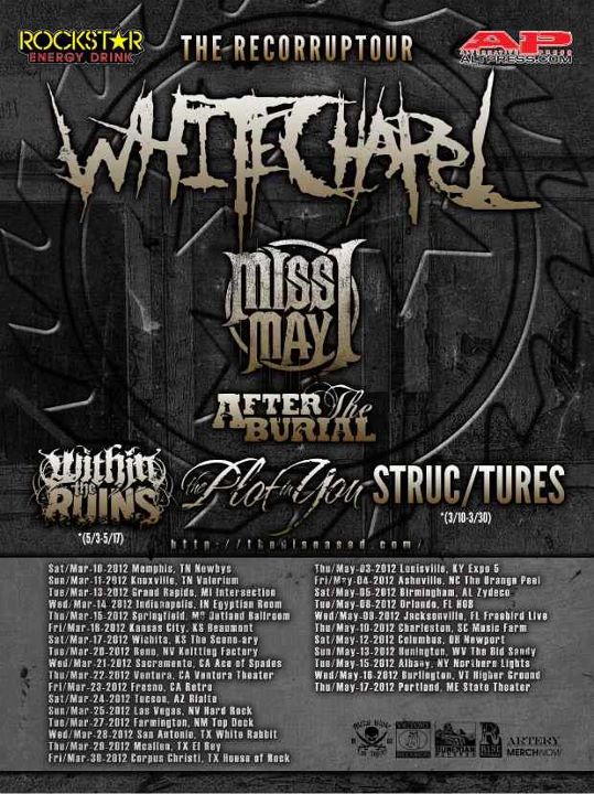 Recorruptour tour dates