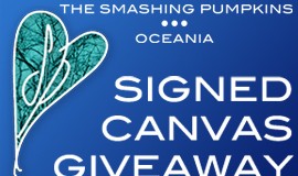 Smashing Pumpkins Signed Canvas Giveaway