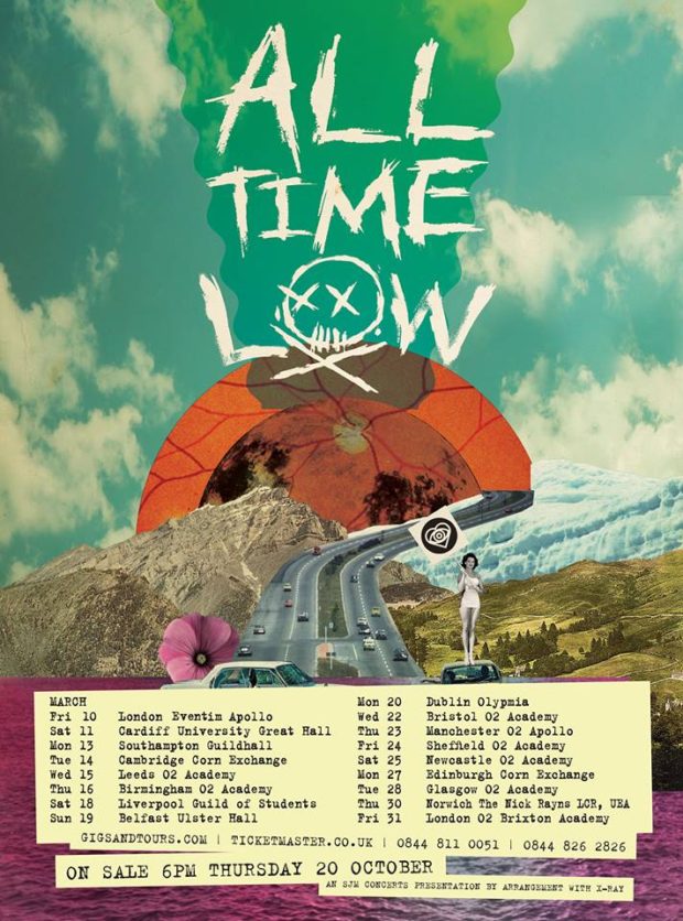 Image result for all time low 2017 tour uk