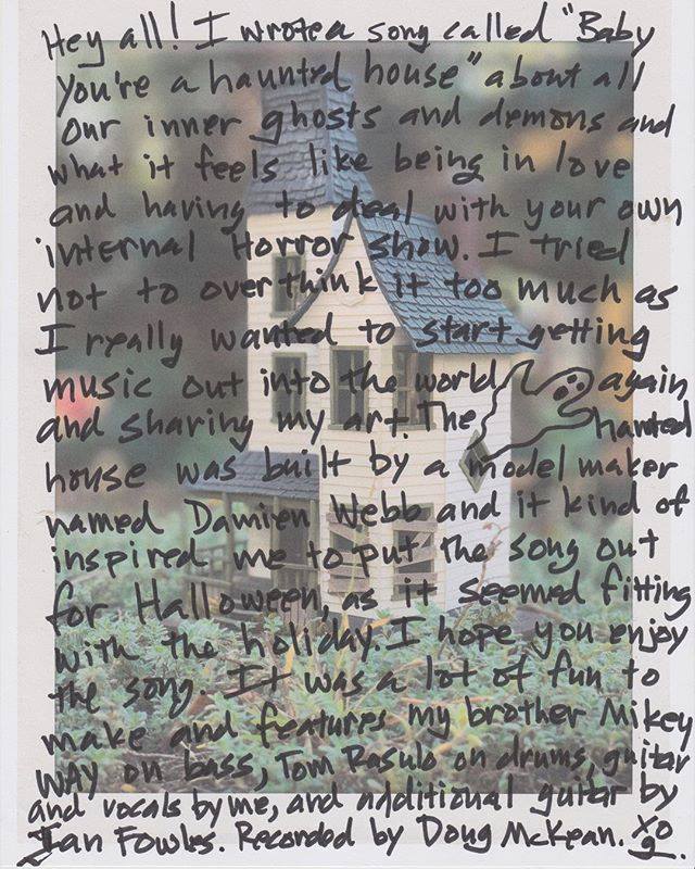 baby you're a haunted house description gerard way