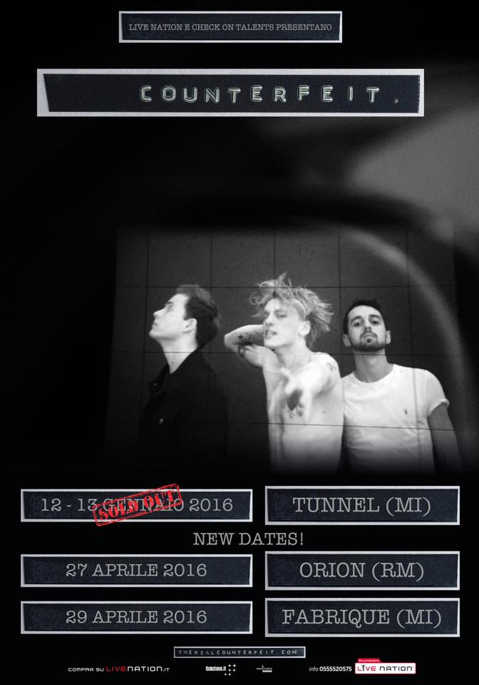Counterfeit Announce New European Tour Dates