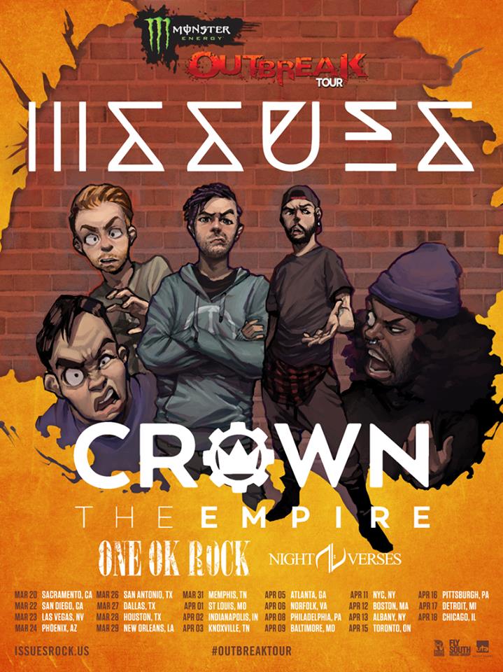 Issues + Crown The Empire Announce North American Tour