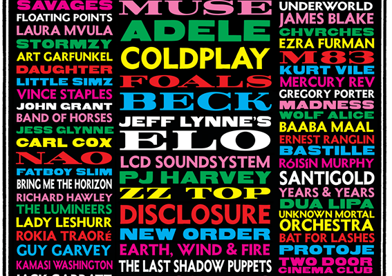 Full Glastonbury Festival lineup announced