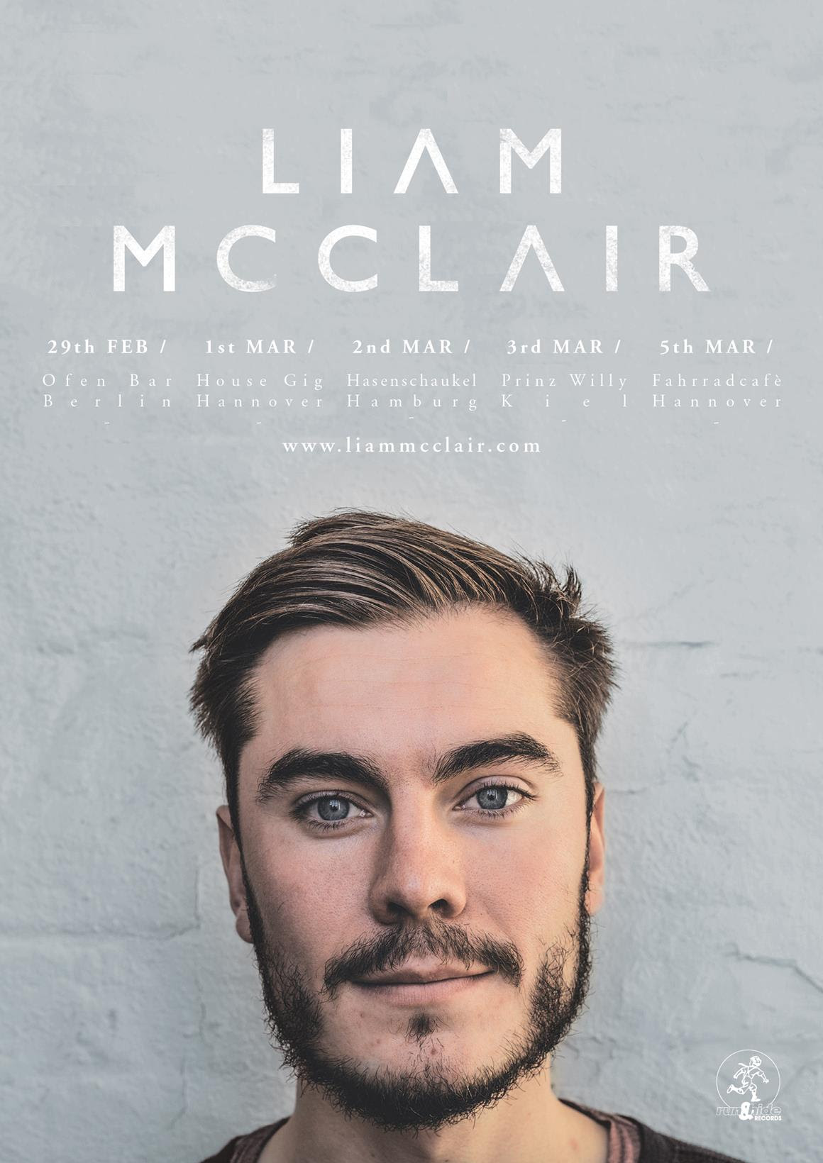Liam McClair Announces UK + Germany Tour