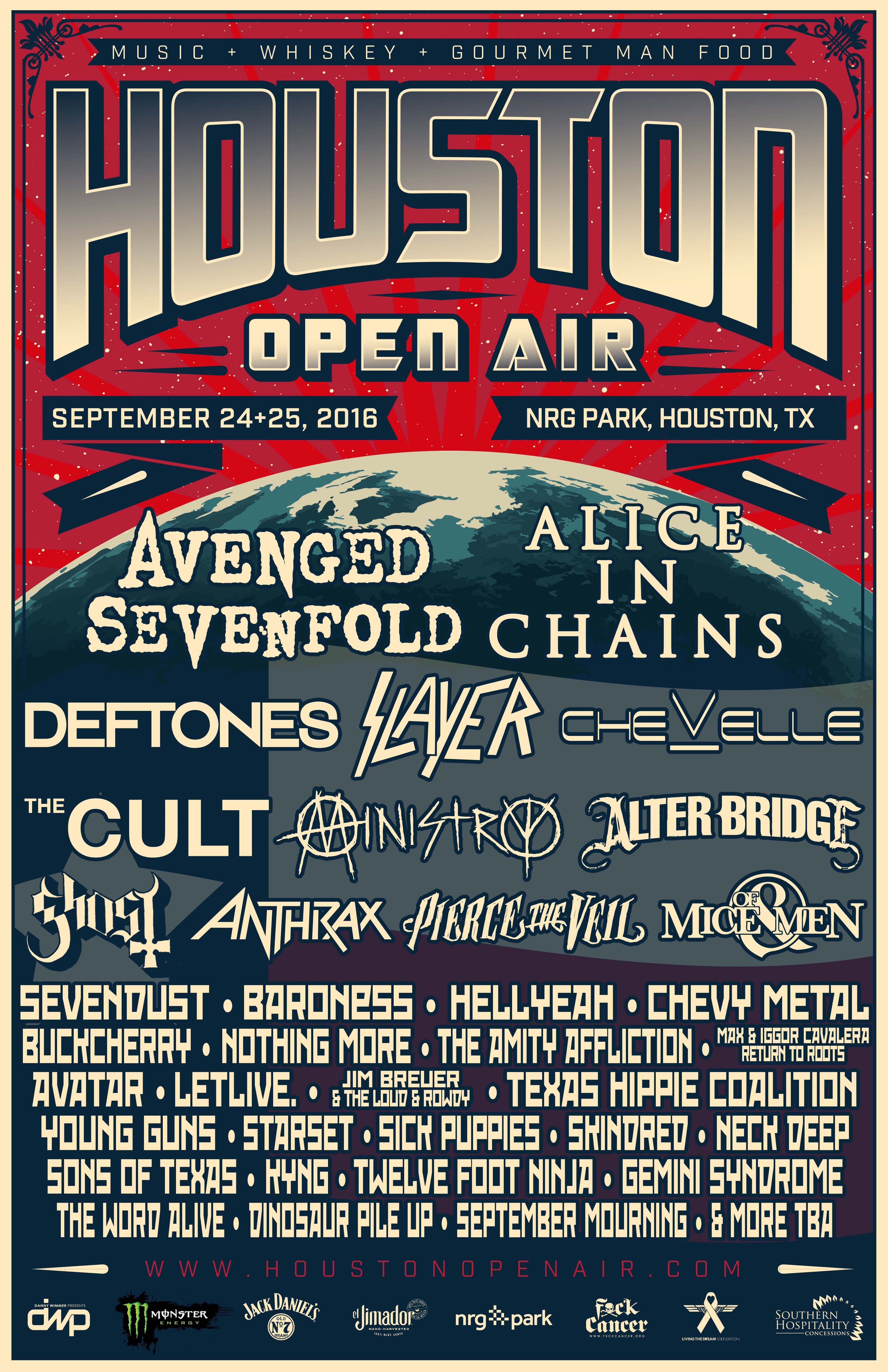 Pierce The Veil, Of Mice & Men, Neck Deep + more announced for Houston Open Air Festival