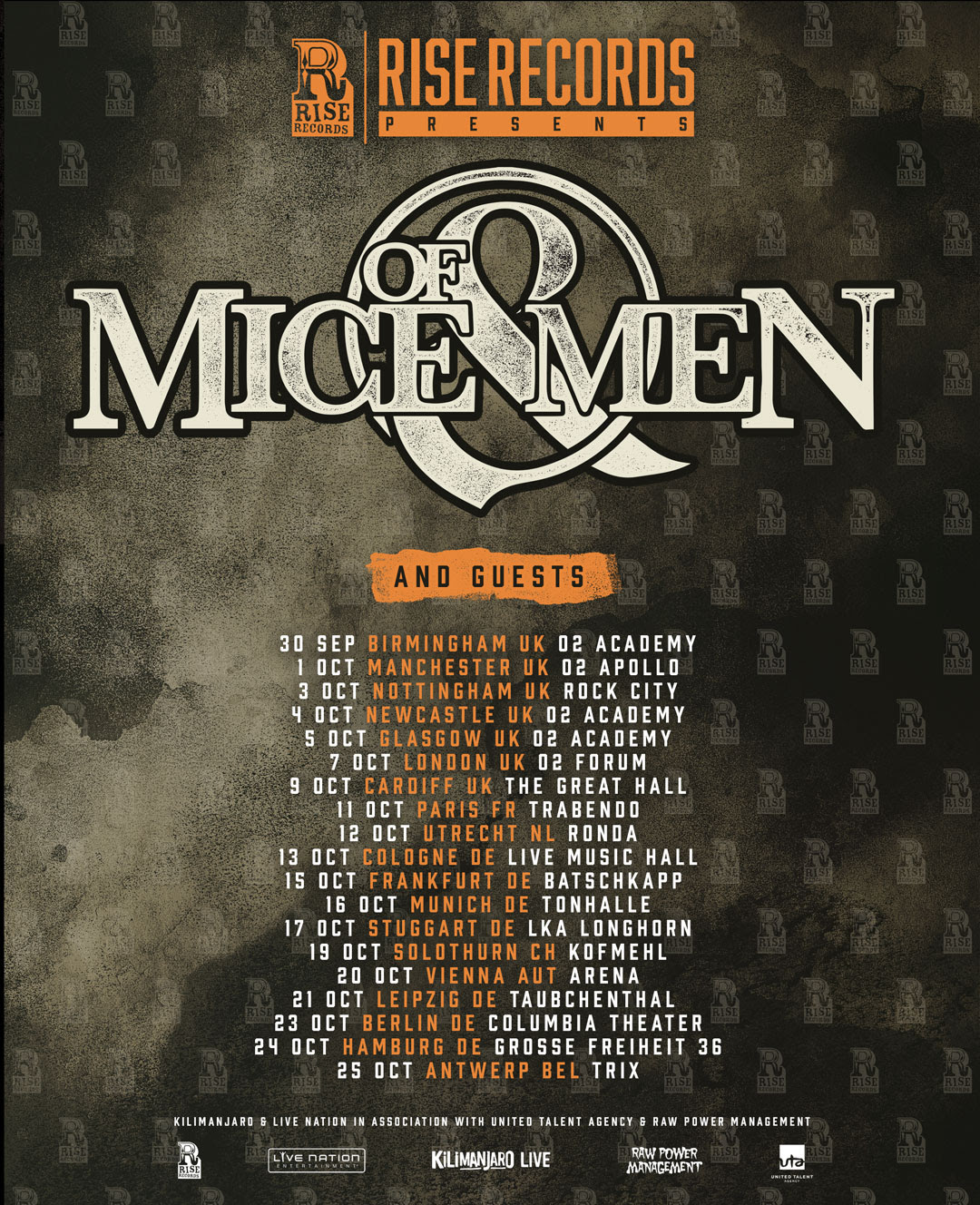Of Mice & Men announce European tour