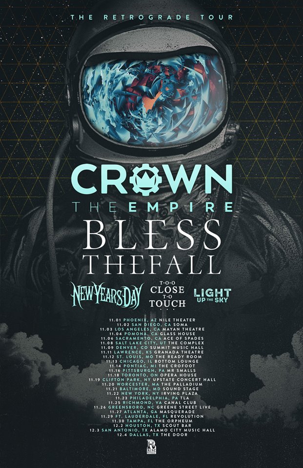 Crown The Empire, Blessthefall announce fall North American tour