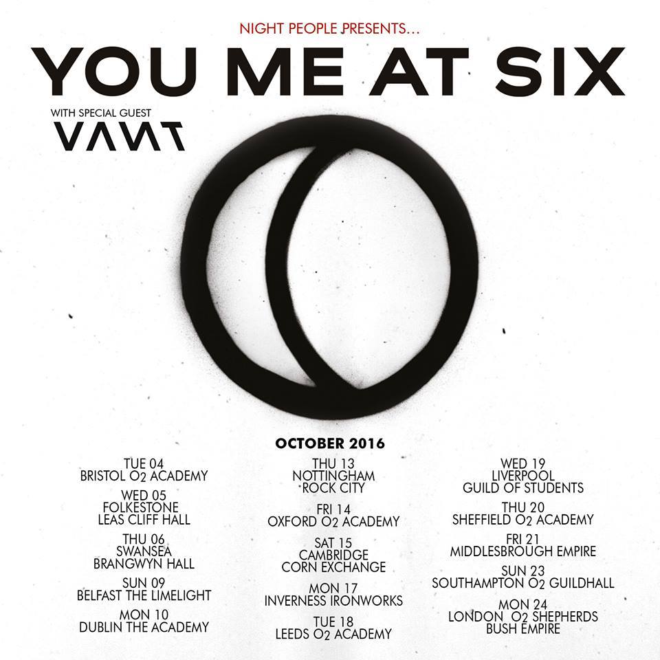 You Me At Six announce fall UK tour