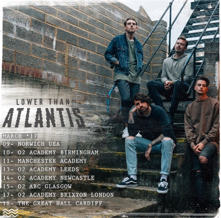 Lower Than Atlantis announce March 2017 UK tour