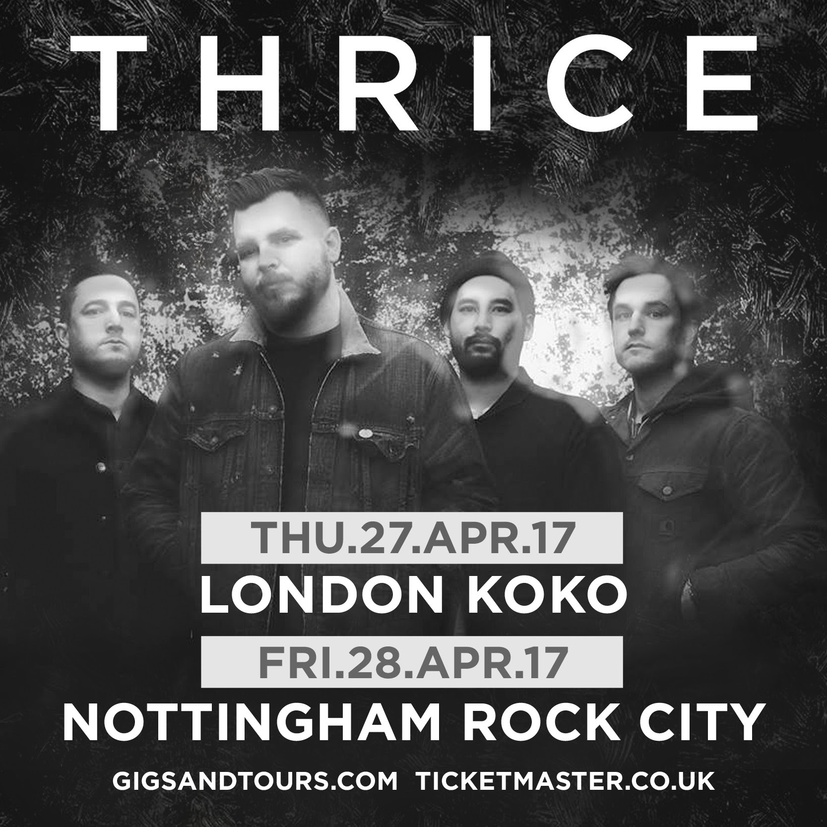 Thrice announce April UK shows