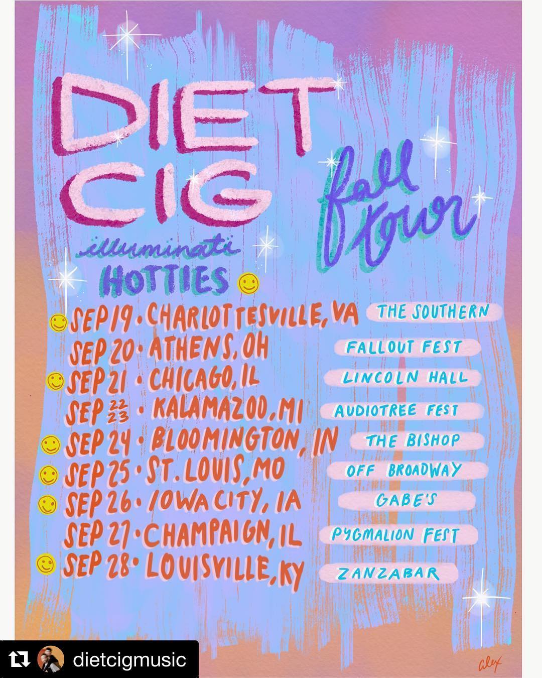 Illuminati Hotties to tour with Diet Cig in September