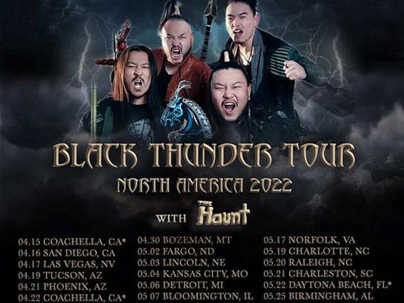 Mongolian rock sensation THE HU return to the US in April on their “Black Thunder Tour”